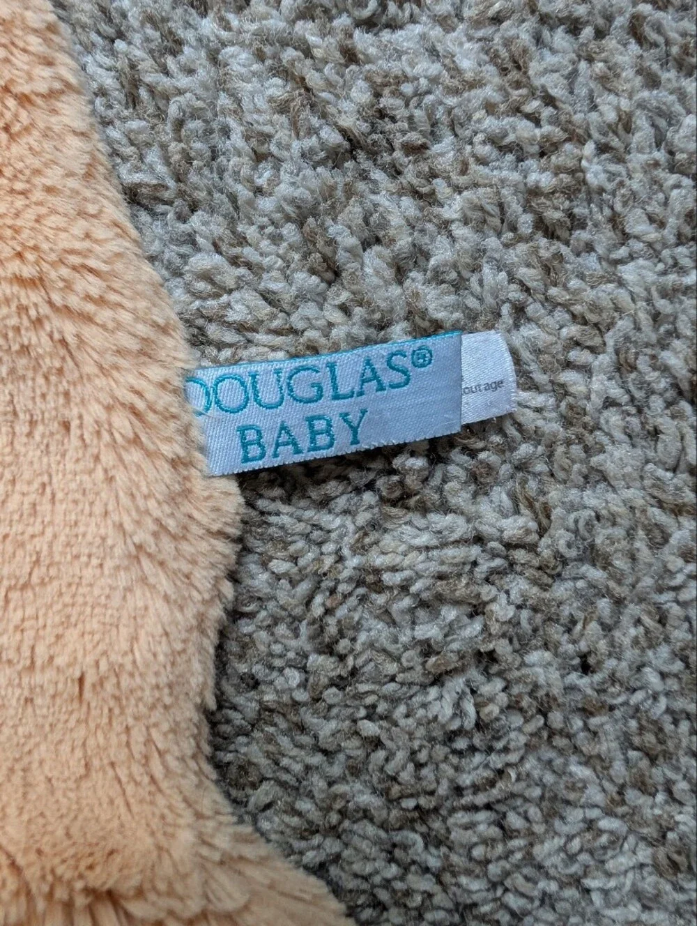Douglas Baby Plush Fox Lovey Soother Blanket- Tan Comfort Toy